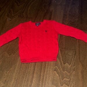 Polo by Ralph Lauren Bright Red Sweater